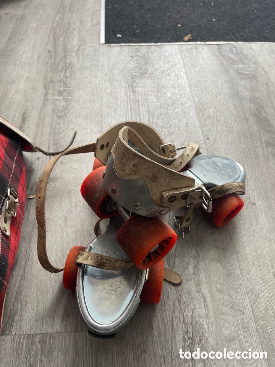 Coleccionismo deportivo: Patines antiguos Sancheski - Foto 5