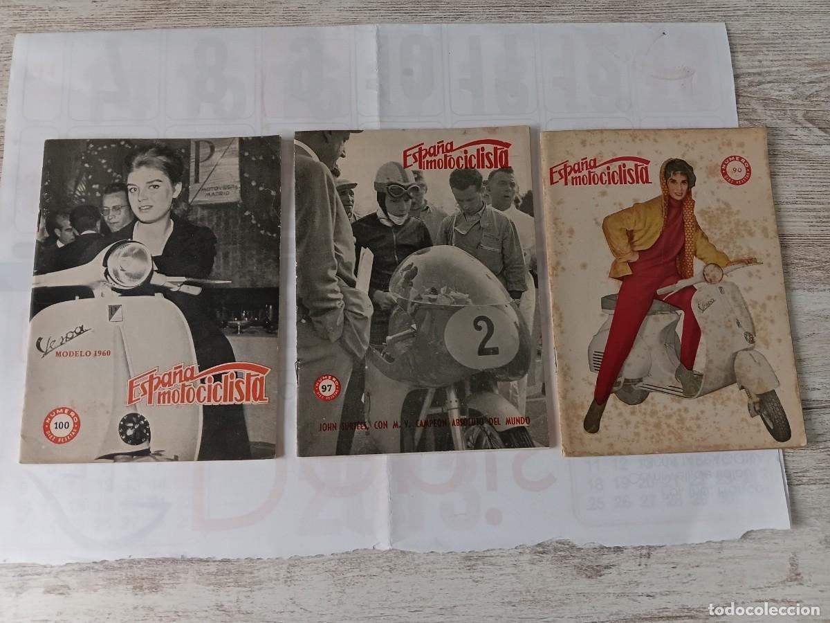 Coleccionismo deportivo: Lote 3 Revistas Espa&ntilde;a Motociclista .
