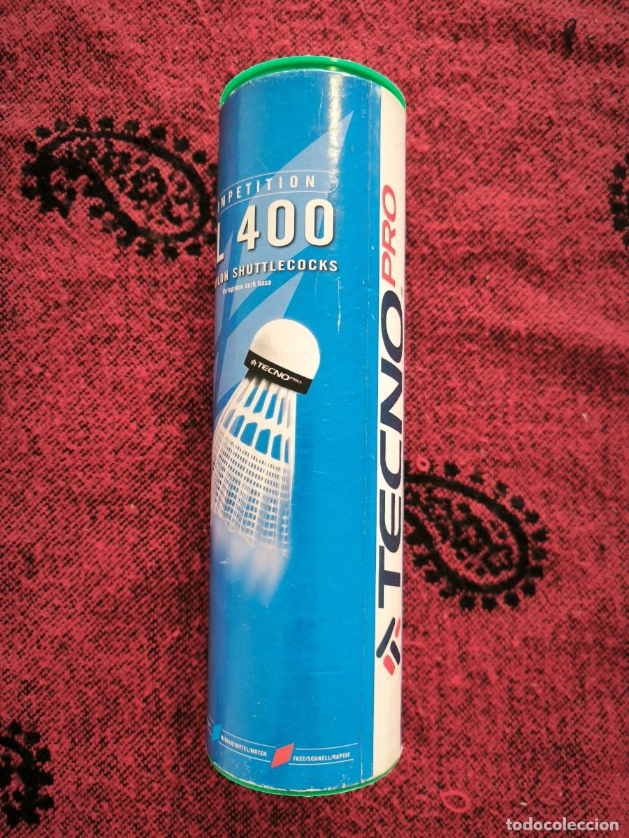 Coleccionismo deportivo: Volantes De B&aacute;dminton Tecno Pro XL 400 Competition &ndash; Bote Con Volantes De Nylon
