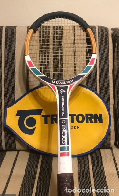 Coleccionismo deportivo: DUNLOP MADERA. D LINE 303 FUNDA TRETORN ORIGINAL