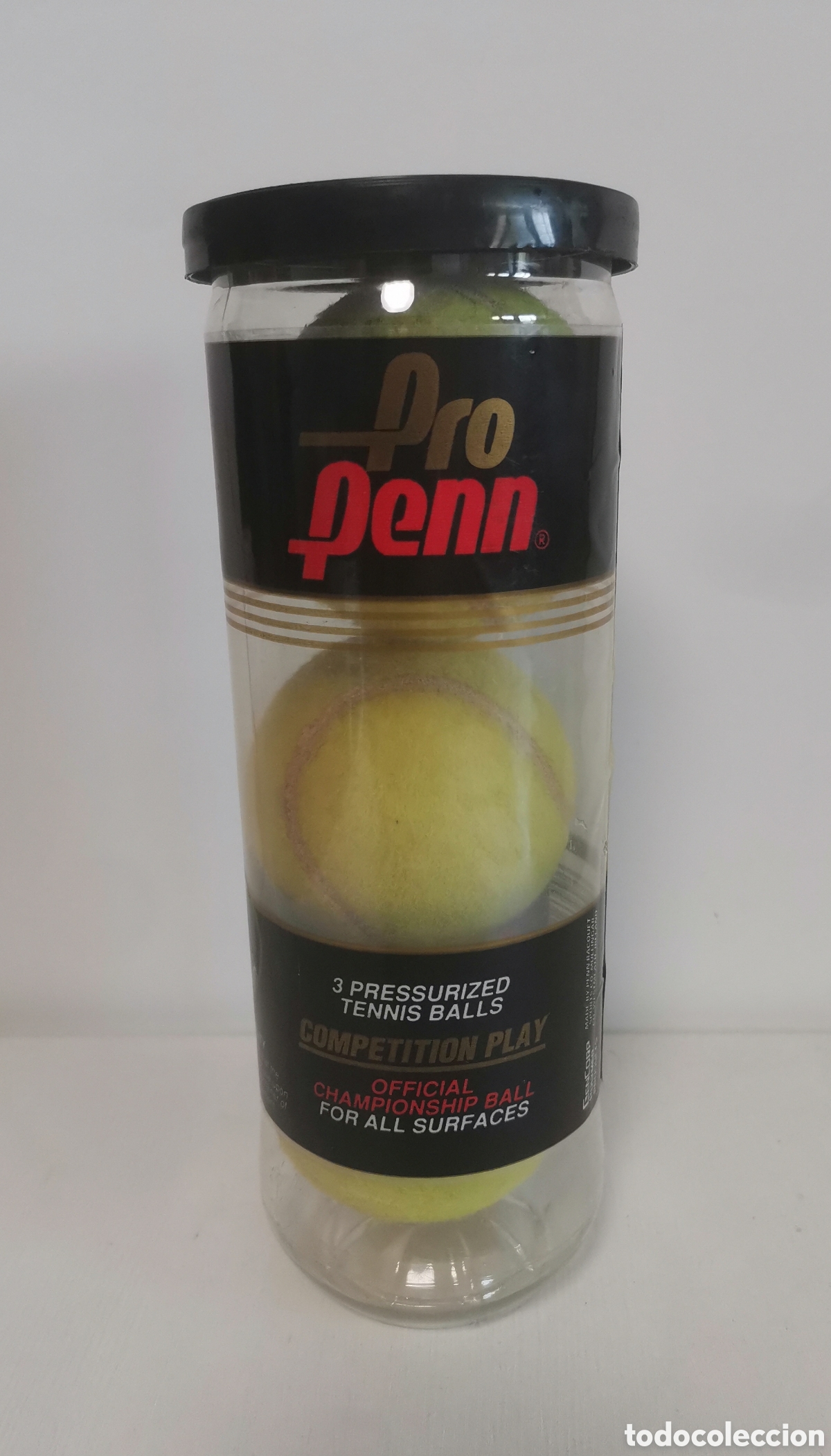 Coleccionismo deportivo: Bote de bolas de tenis Pro Penn