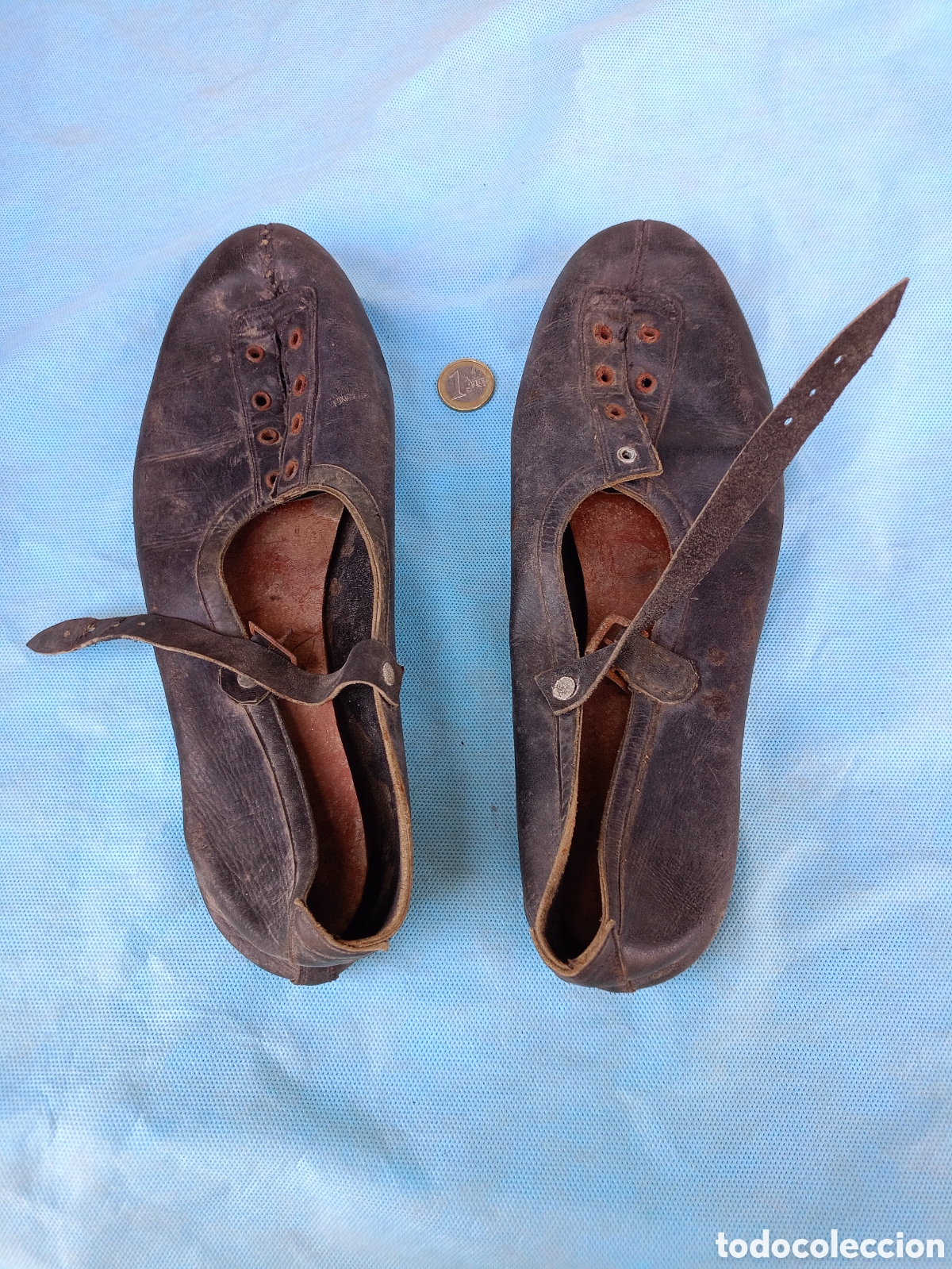 Coleccionismo deportivo: ANTIGUAS ZAPATILLAS DE ATLETISMO A&Ntilde;O 1940