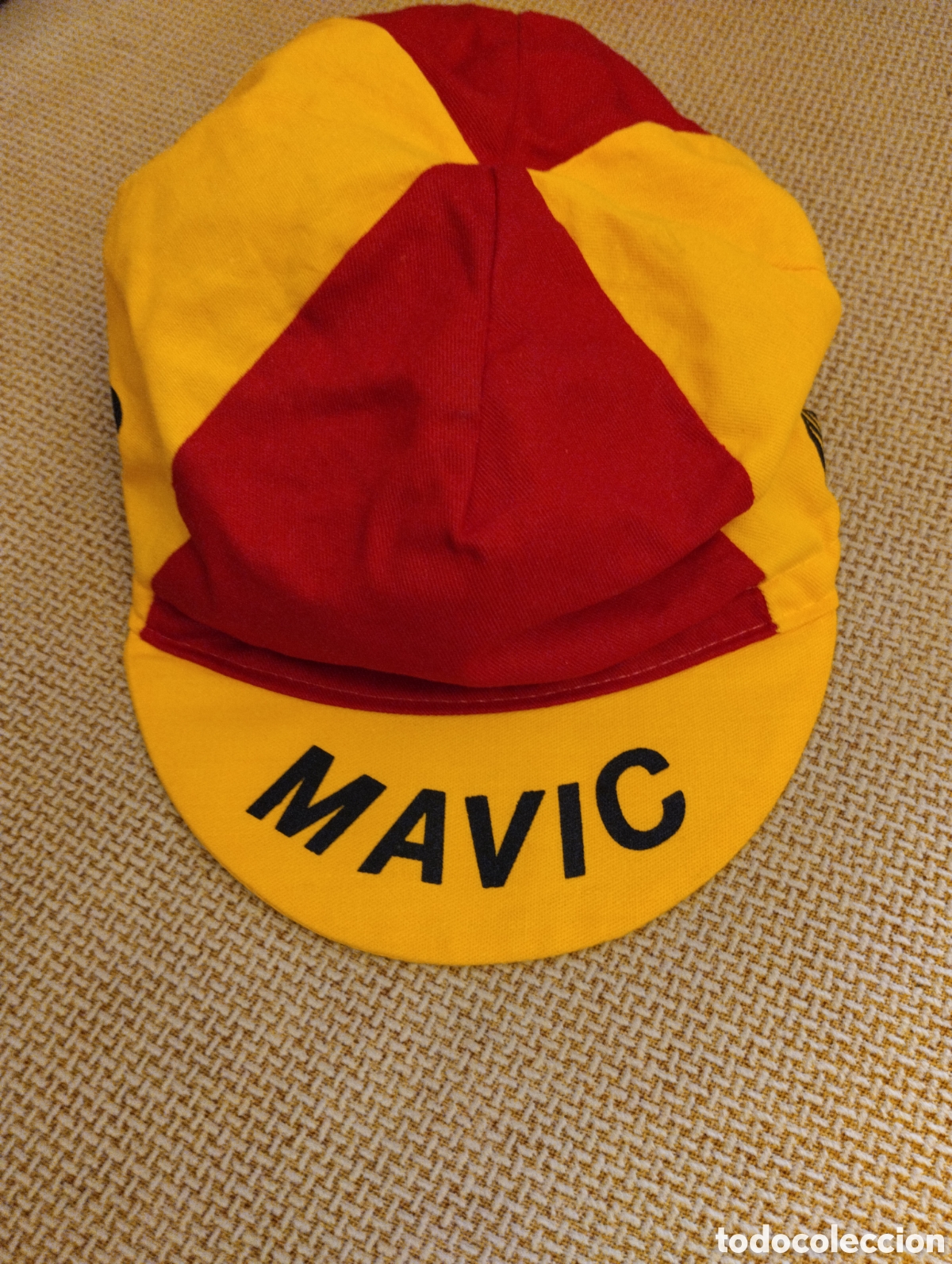 Coleccionismo deportivo: Gorra ciclismo antigua MAVIC
