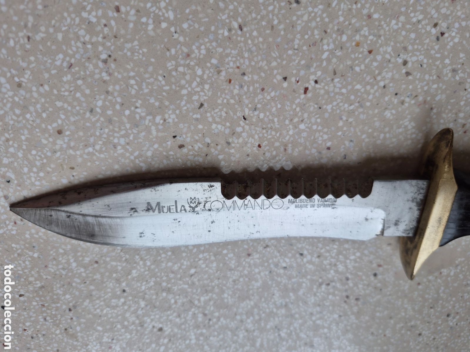 Coleccionismo deportivo: Cuchillo Marca MUELA Modelo Comando COMMANDO - 26,5 cm - MOLIBDENO - VANADIO. Leer . - Foto 3