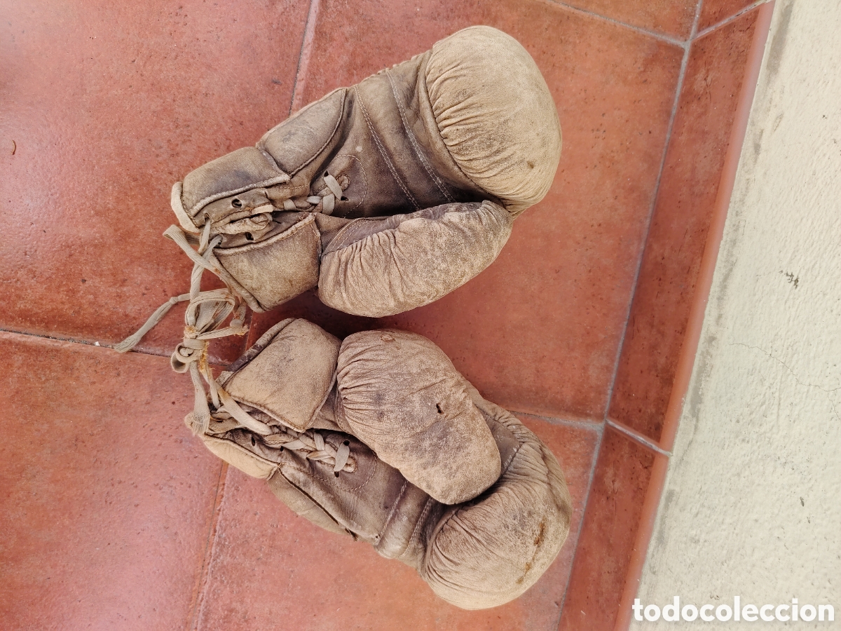 Coleccionismo deportivo: ANTIGUOS GUANTES DE BOXEO