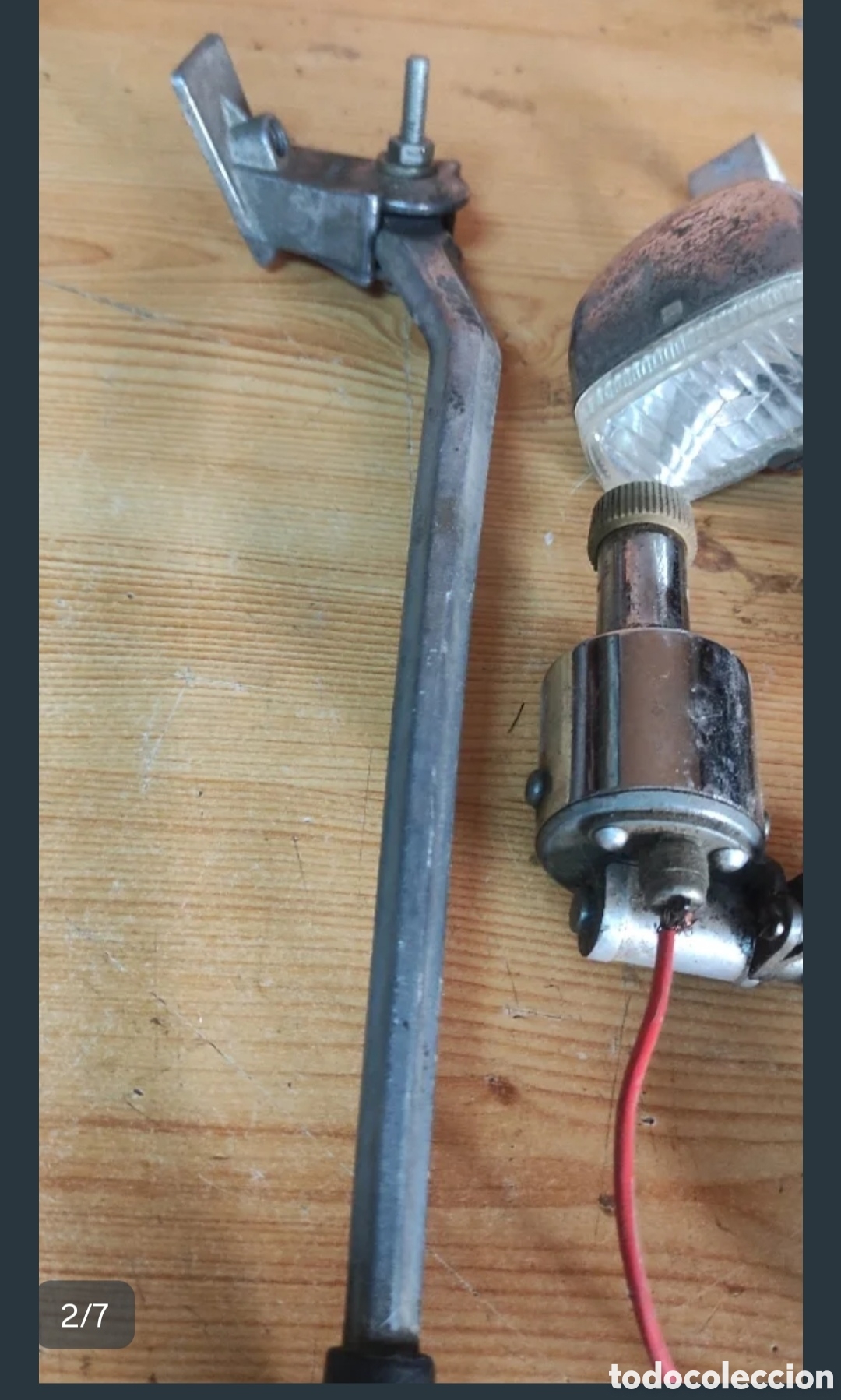 Coleccionismo deportivo: Piezas antiguas de bicicleta - Foto 2