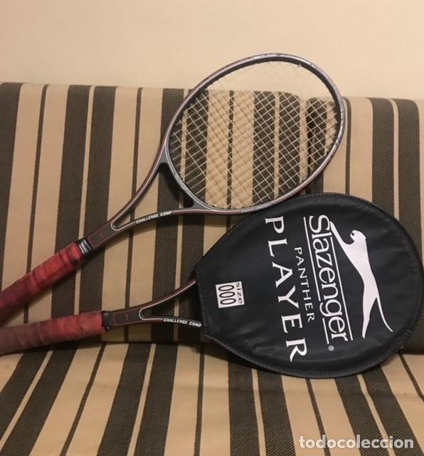 Sammelleidenschaft Sport: RAQUETA DE TENIS SLAZENGER ADULTOS (DOS)