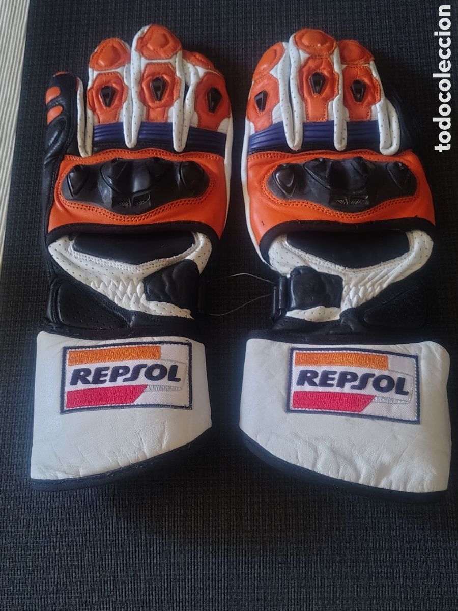 Coleccionismo deportivo: GUANTES DE MOTOCICLETA REPSOL, NUEVOS, TALLA L