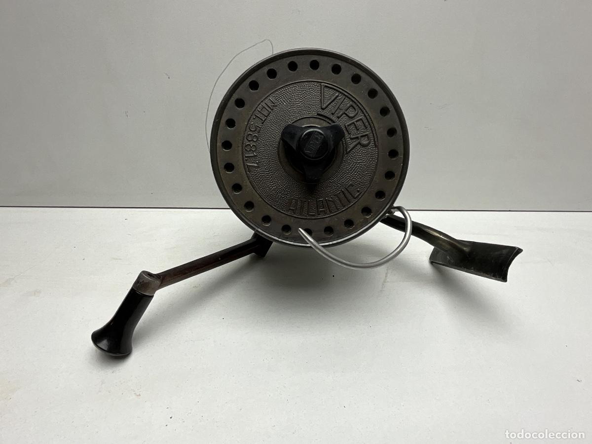 Coleccionismo deportivo: RARO CARRETE DE PESCA VIPER ATLANTIC - MAT 5881 Z - MADE IN SPAIN - NO SAGARRA - NO PROBADO