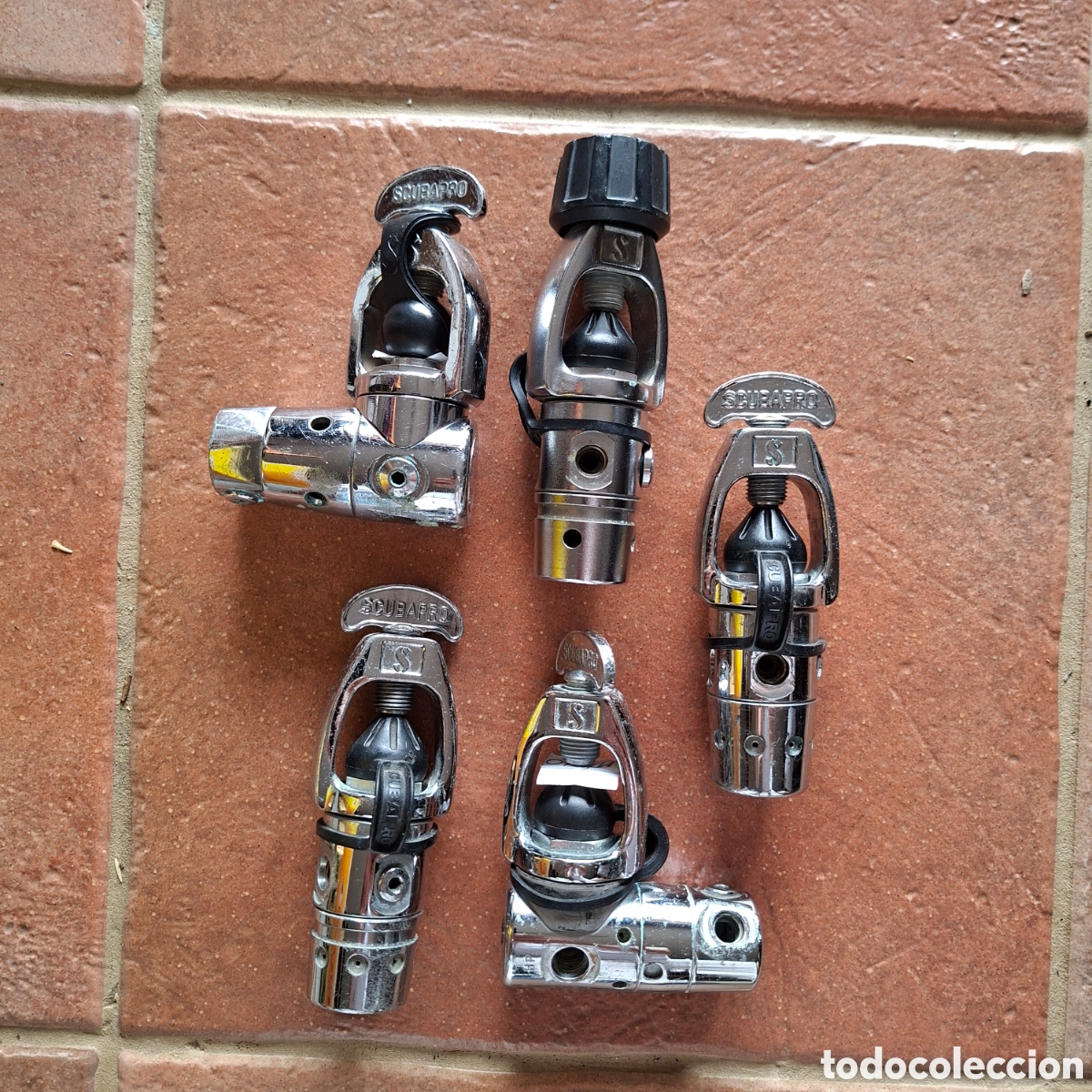 Coleccionismo deportivo: Lote reguladores de buceo scubapro mk2 mk5 y mk10