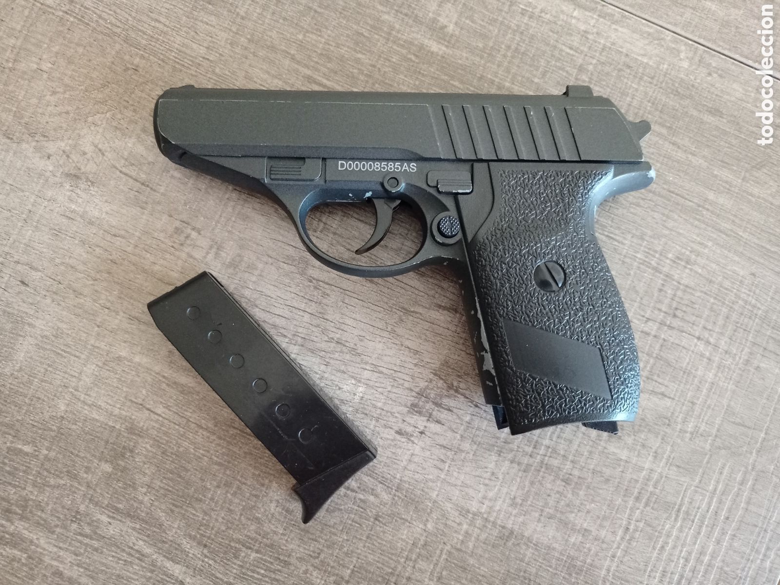 Coleccionismo deportivo: Replica Walter PPK aleaci&oacute;n metal pistola de muelle 6 mm Airsoft no es de aire comprimido