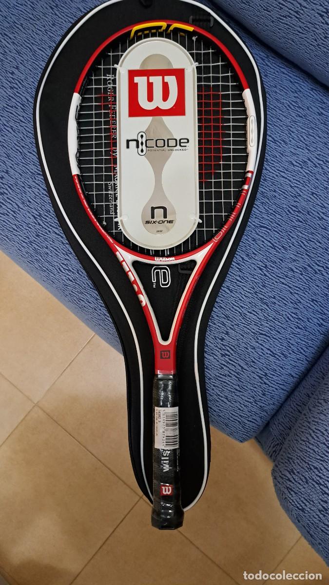 Coleccionismo deportivo: Raqueta Tenis Roger Federer Wilson Six One Ncode