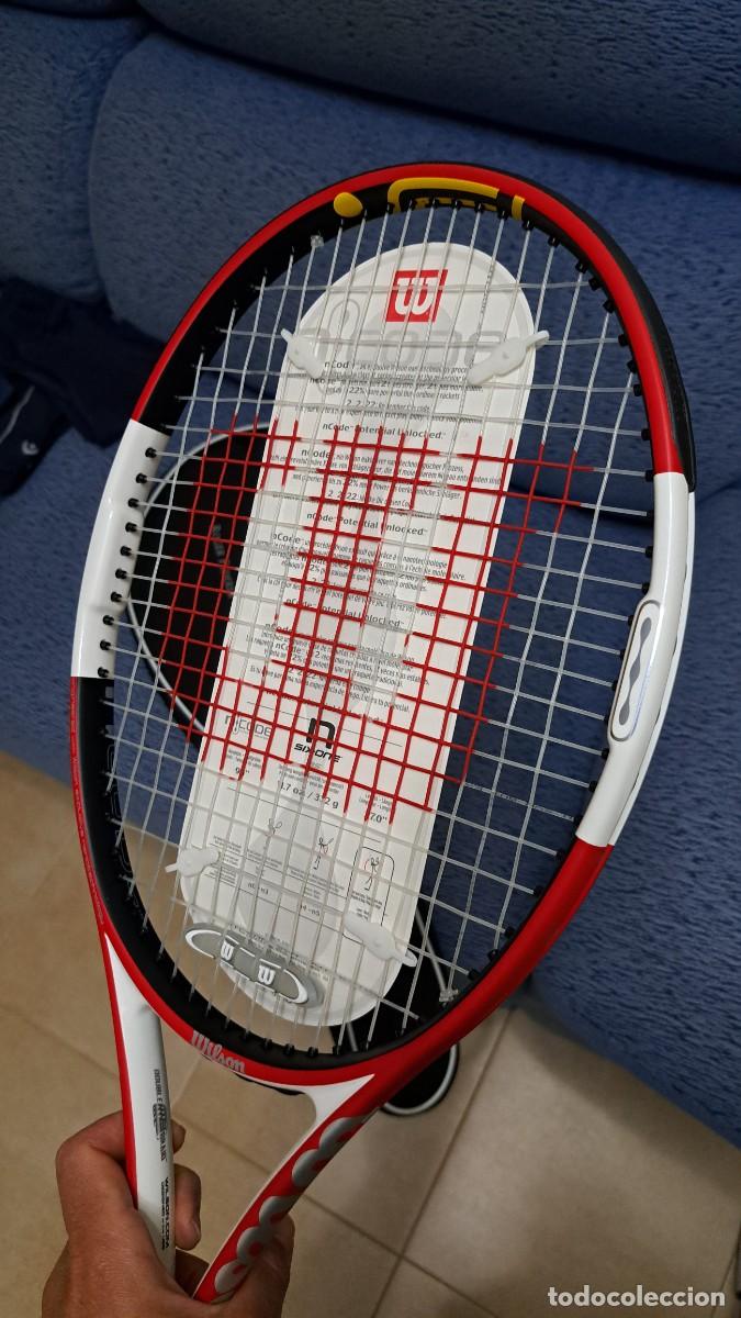 Coleccionismo deportivo: Raqueta Tenis Roger Federer Wilson Six One Ncode - Foto 7