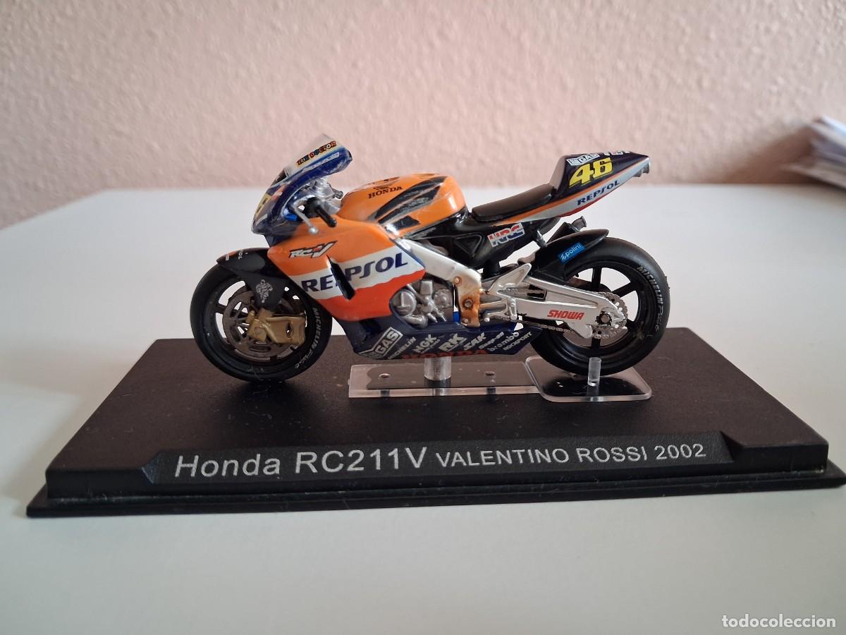 Coleccionismo deportivo: Miniatura Moto Honda RC211V Valentino Rossi 2002