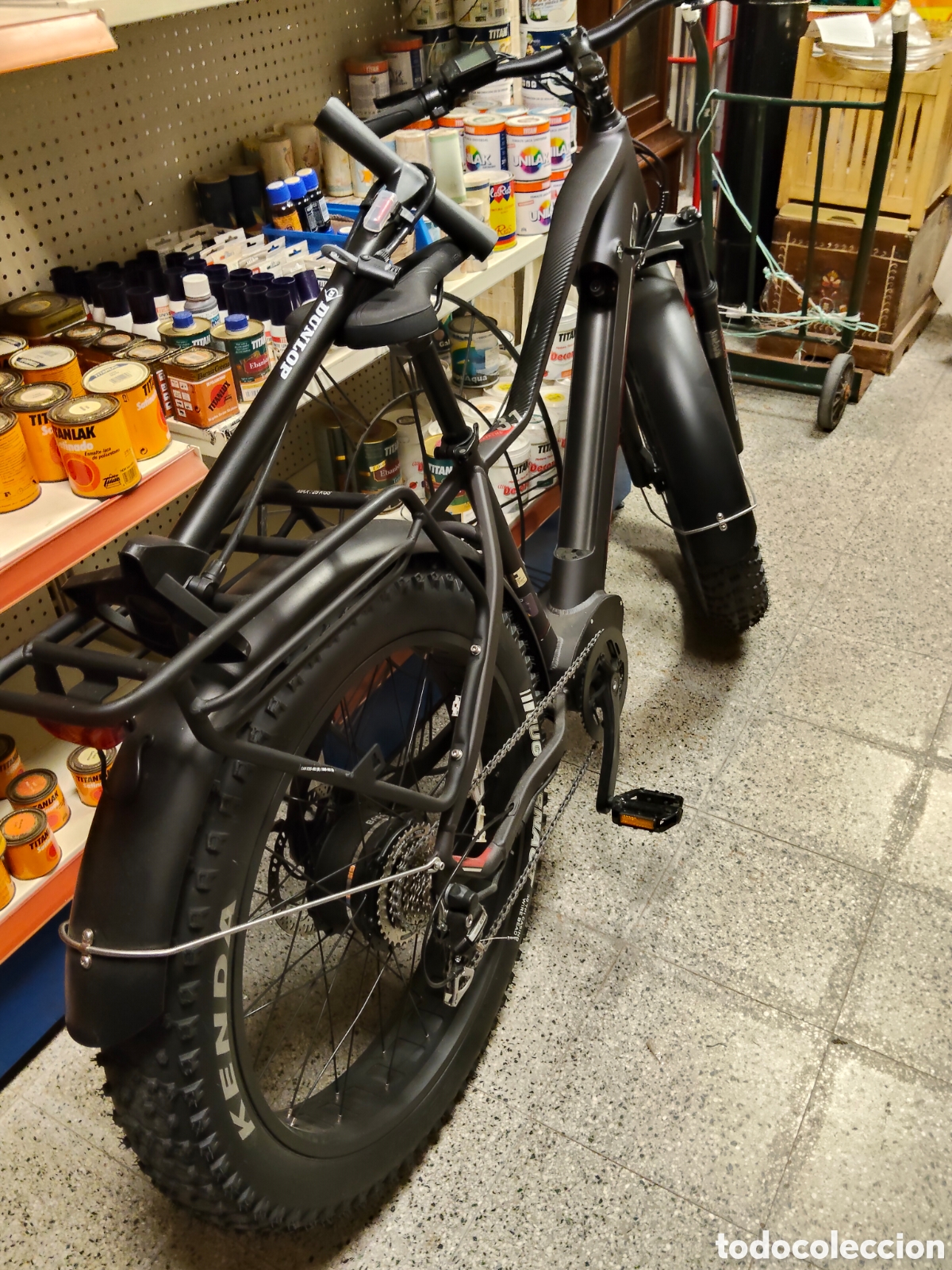 Coleccionismo deportivo: bicicleta el&eacute;ctrica de tipo fat bike de la marca iGO, que parece ser un modelo de la serie Core Extr