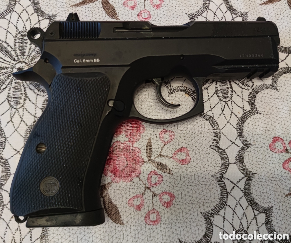 Coleccionismo deportivo: Pistola CZ 75 D Compact ASG - Foto 3