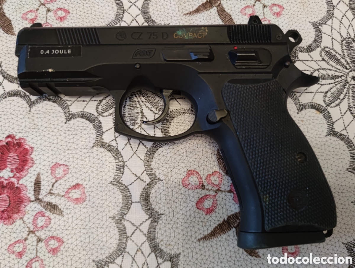 Coleccionismo deportivo: Pistola CZ 75 D Compact ASG