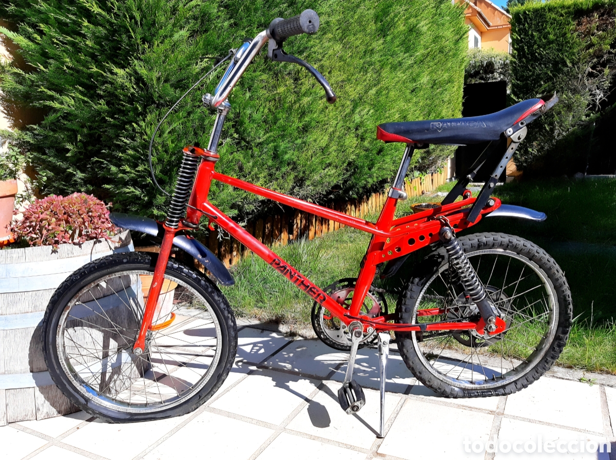 Coleccionismo deportivo: DERBI RABASA PANTHER (A&Ntilde;OS 80) - 100% ORIGINAL - BICICLETA MOTOCROSS CON CANDADO DE &Eacute;POCA - RECOGIDA