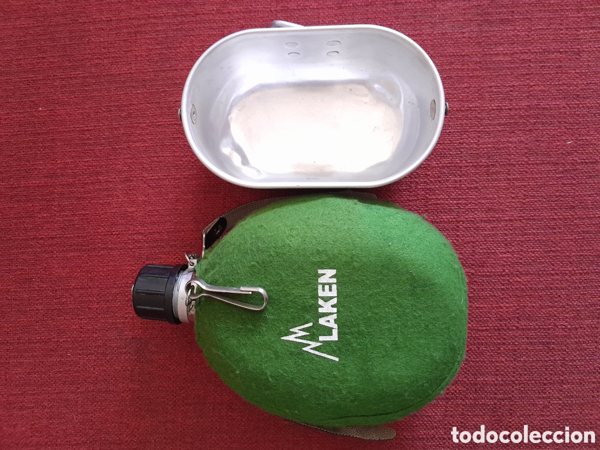 Coleccionismo deportivo: -Cantimplora LAKEN.Aluminio A&ntilde;os 80 - Foto 4