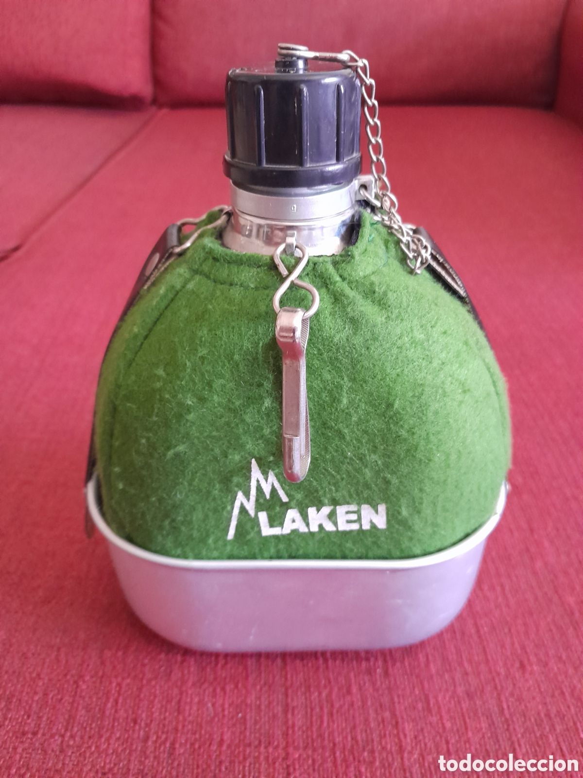 Coleccionismo deportivo: -Cantimplora LAKEN.Aluminio A&ntilde;os 80
