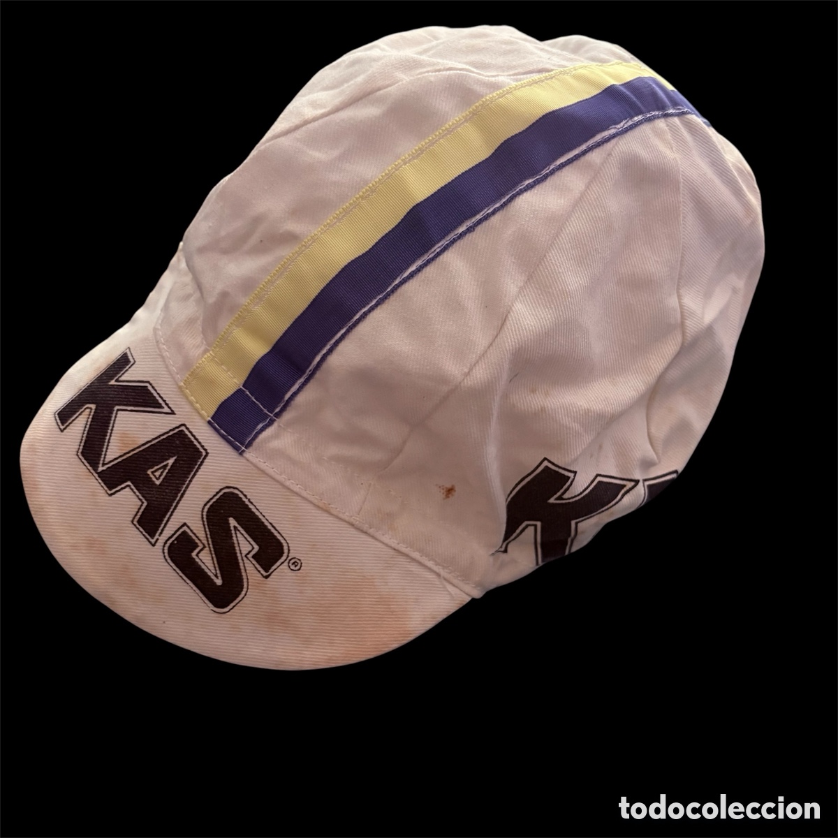 Sports collectibles: gorra visera equipo ciclista kas de 1976