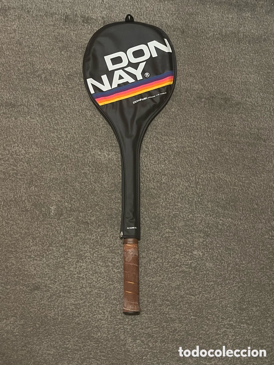 Collectionnisme sportif: Raqueta SQUASH DONNAY. Midsize. Mid size. Medium. Around the world. A&ntilde;os 80.