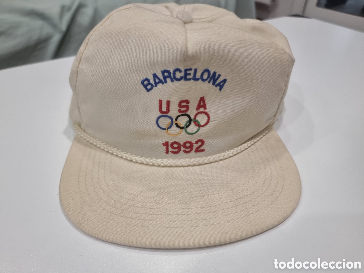 Coleccionismo deportivo: Gorra oficial USA de los JJOO Barcelona 92