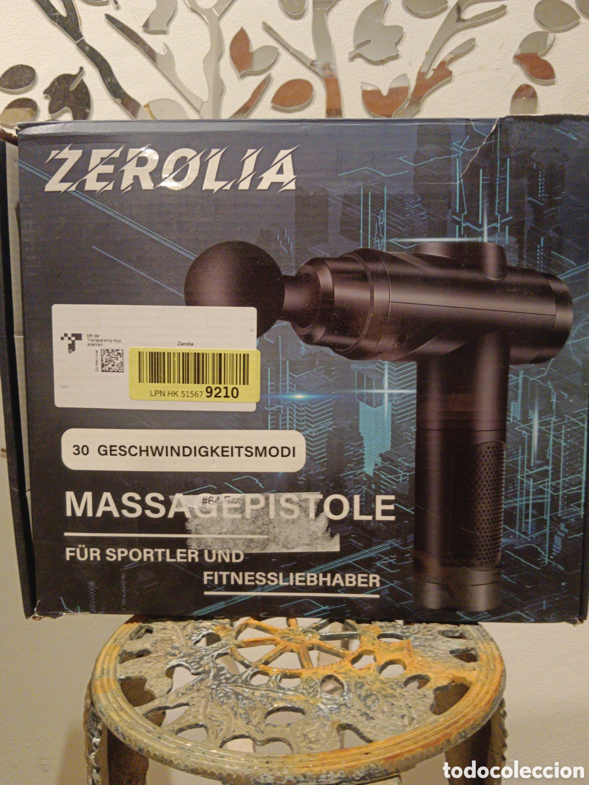 Sammelleidenschaft Sport: Masajeador en su caja nuevo