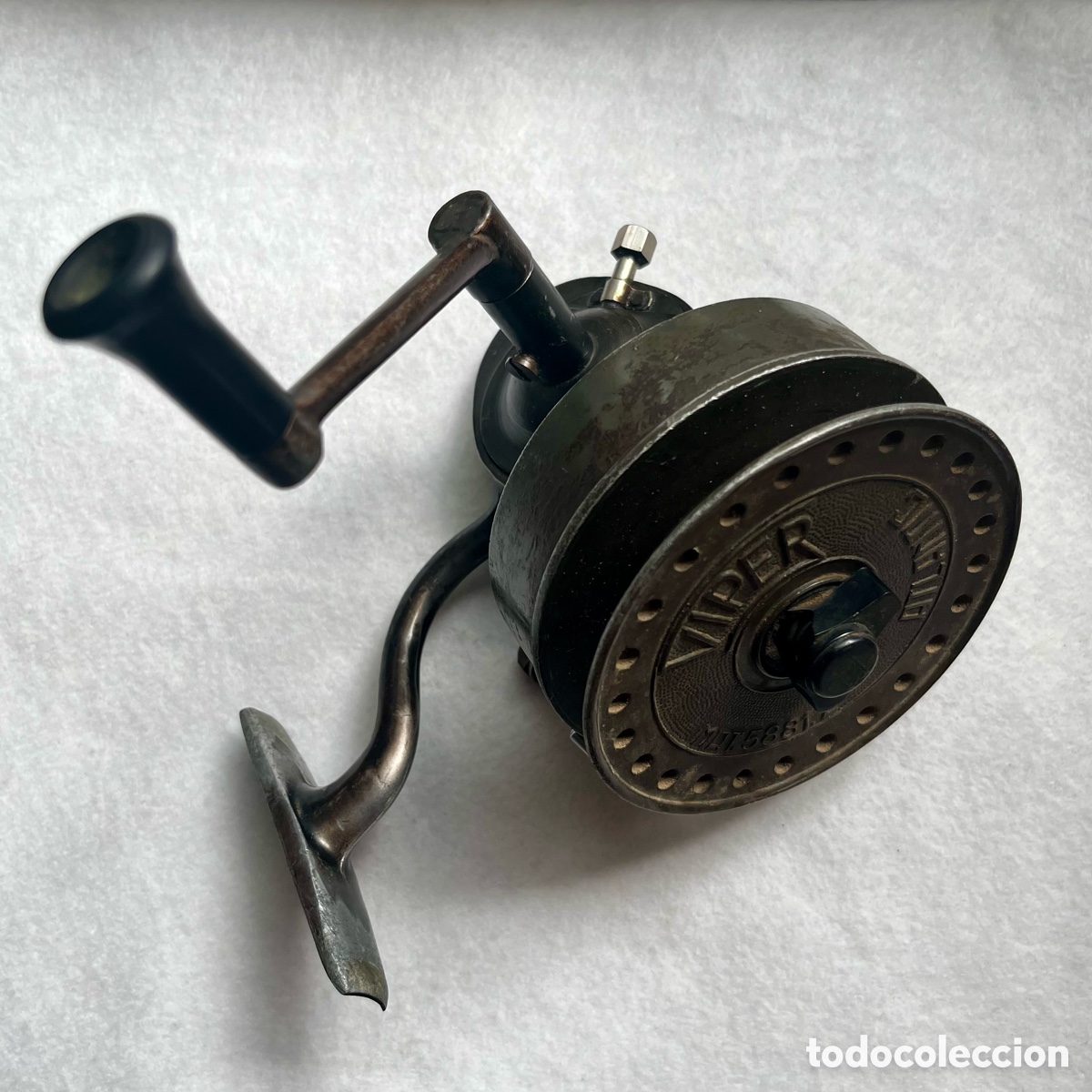 Coleccionismo deportivo: ANTIGUO CARRETE VIPER ATL&Aacute;NTIC / MADE IN SPAIN / PESCA