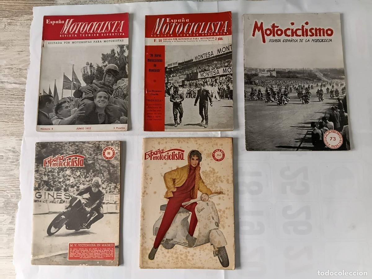 Coleccionismo deportivo: 5 Revistas Espa&ntilde;a Motociclista .
