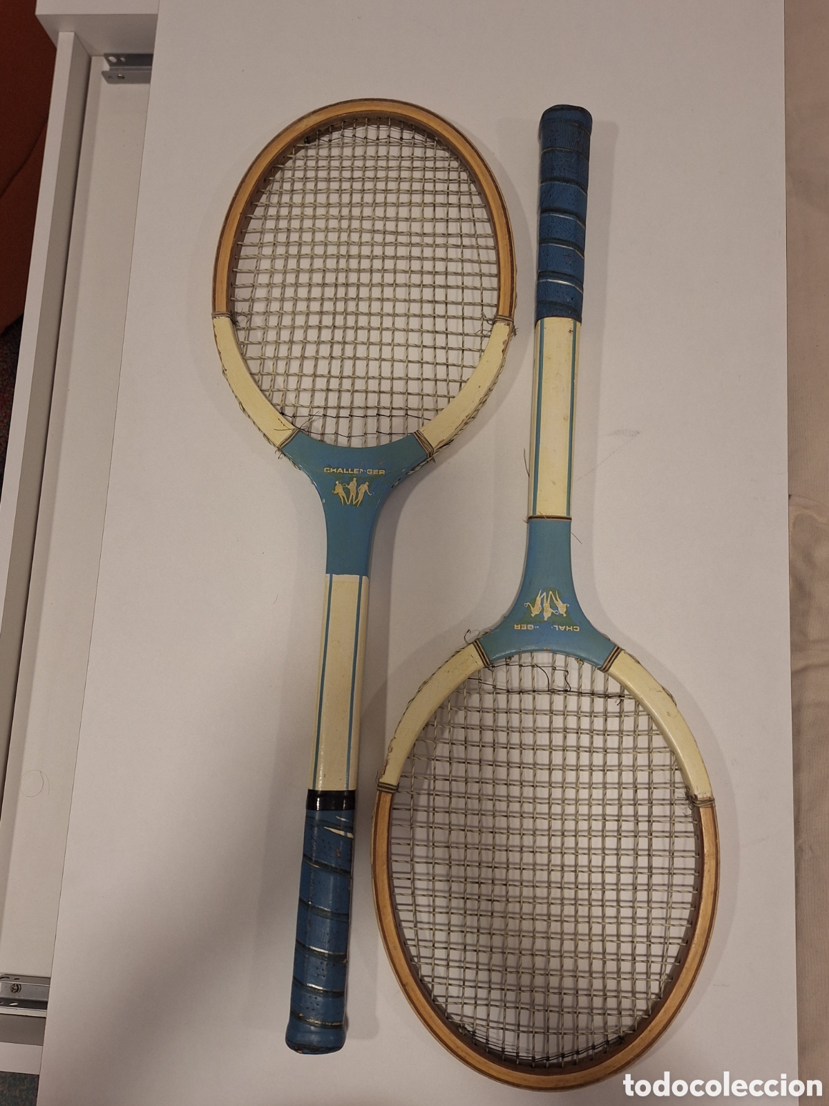 Coleccionismo deportivo: 2 Raquetas Challenger antiguas