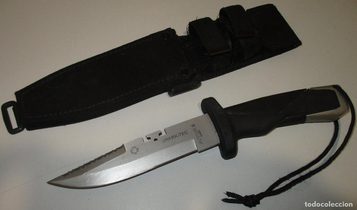 Coleccionismo deportivo: Cuchillo submarinismo buceo AITOR SHARK-TEC