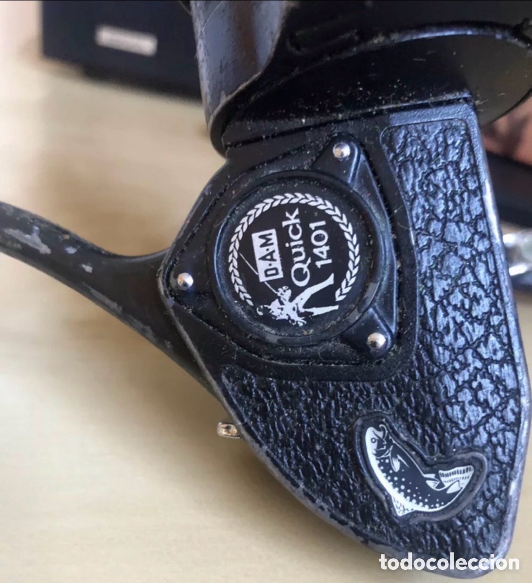 Coleccionismo deportivo: carrete vintage D.A.M Quick 1401 para reparar