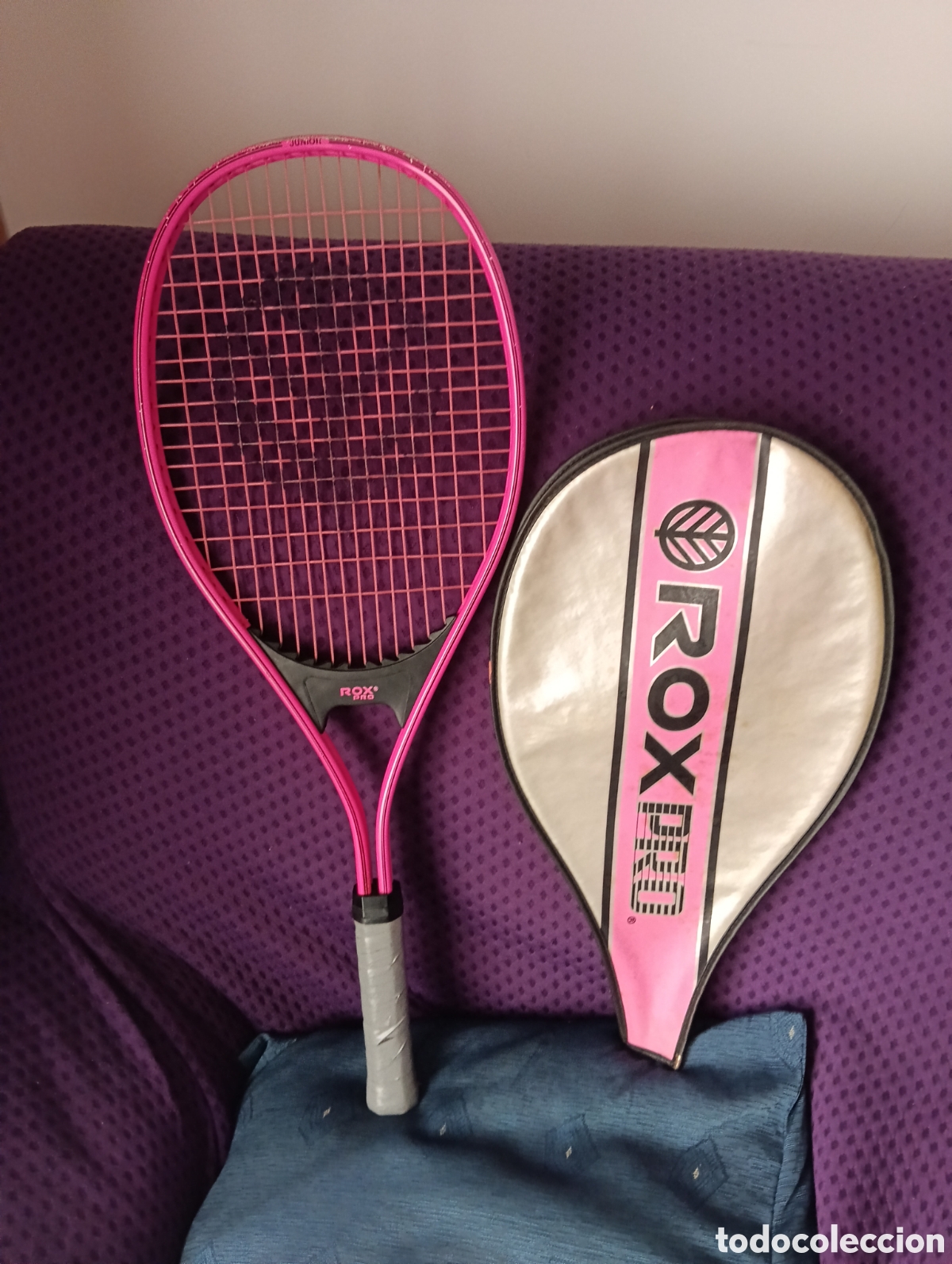 Coleccionismo deportivo: Raqueta de Tenis. Marca Rox Pro. A&ntilde;os 80.