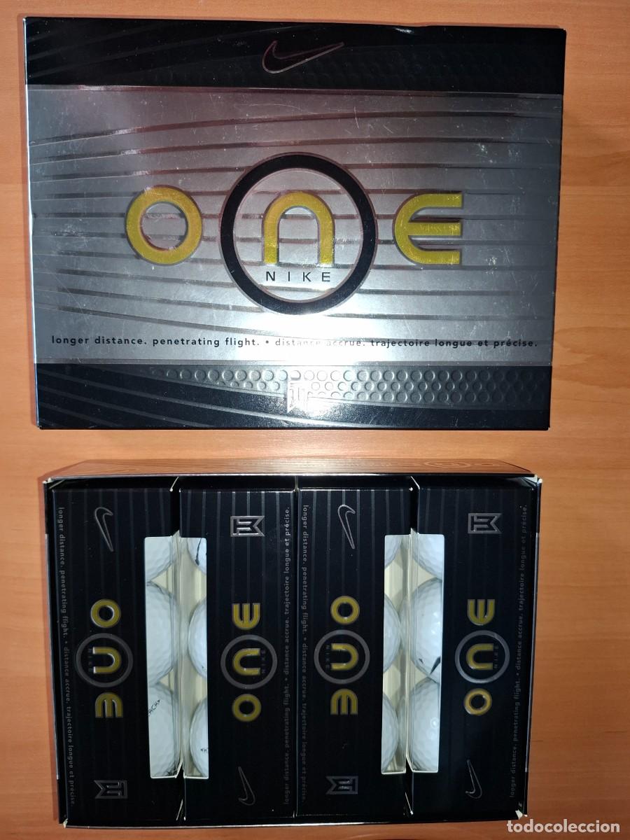 Coleccionismo deportivo: Caja de 12 bolas de golf NIKE One a estrenar