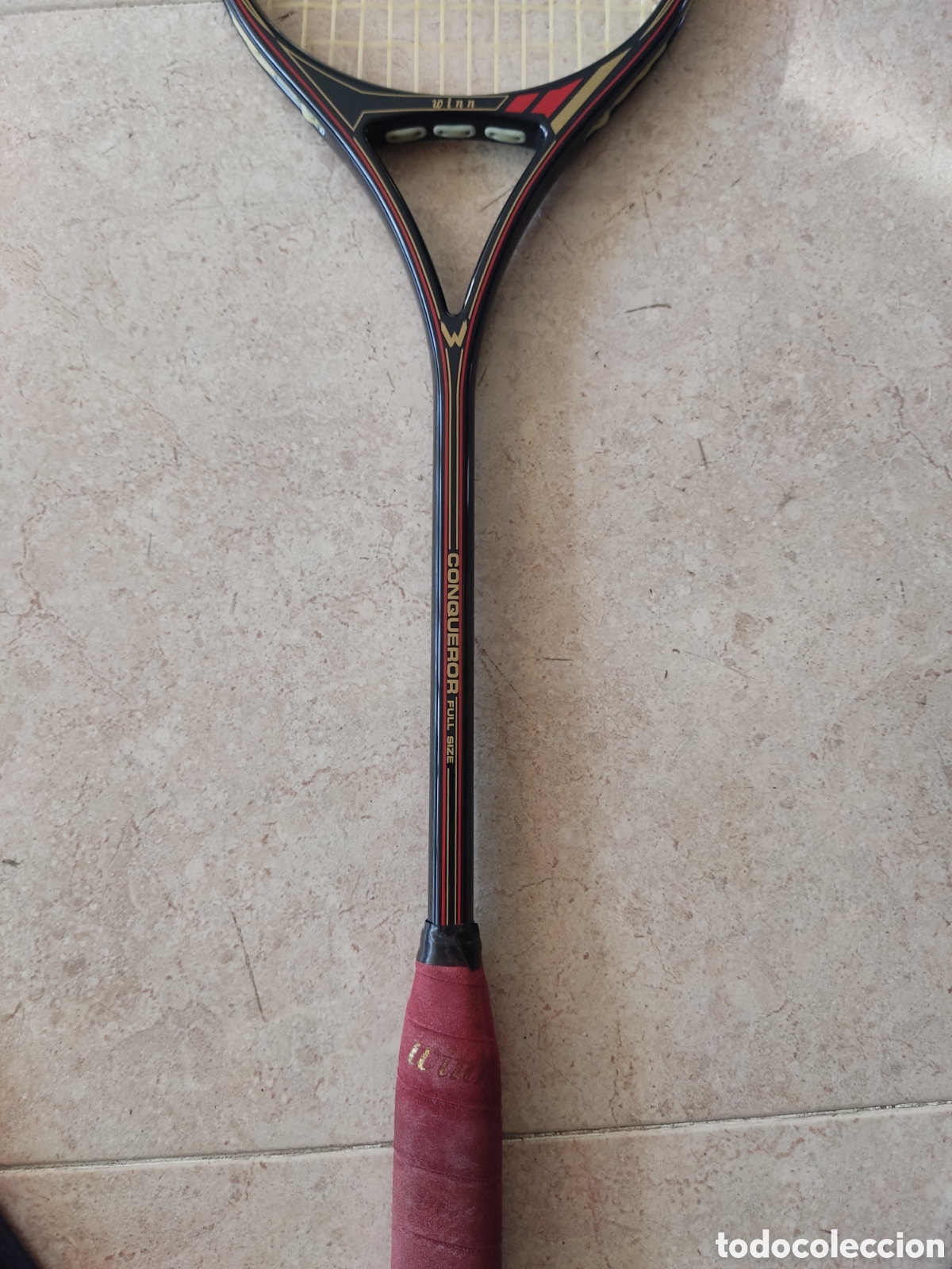 Coleccionismo deportivo: Raqueta squash Conqueror Full Size - Foto 3