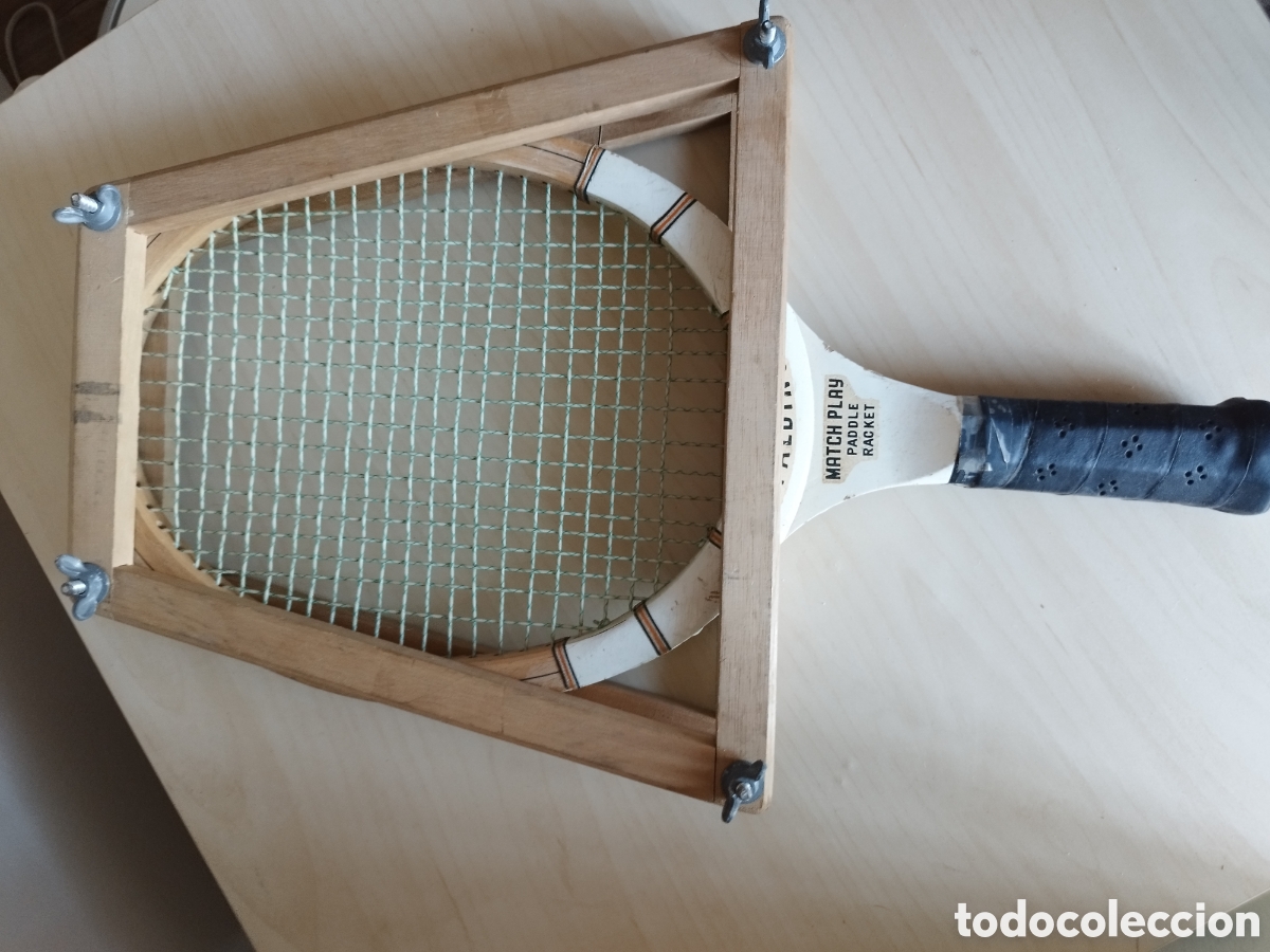 Coleccionismo deportivo: Pala Spalding Paddle Match Play Vintage - Foto 2