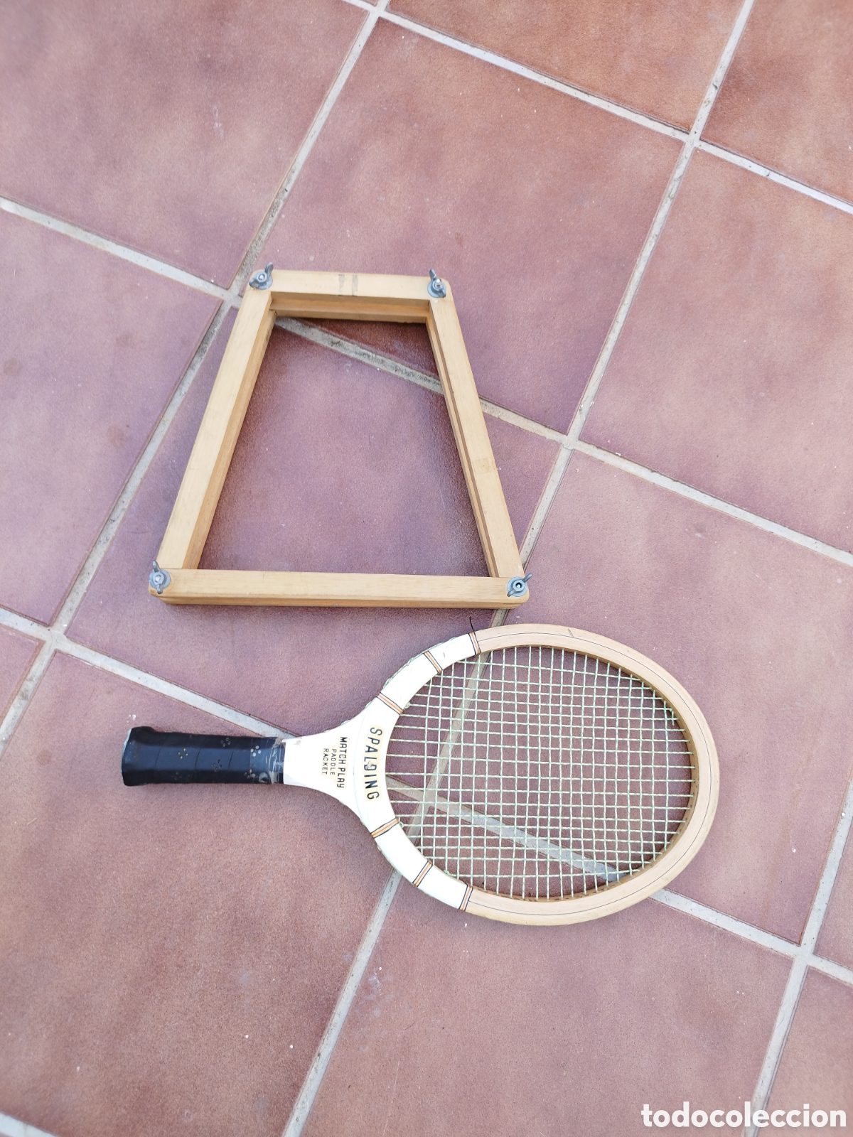 Coleccionismo deportivo: Pala Spalding Paddle Match Play Vintage
