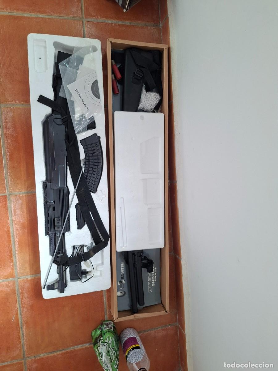 Coleccionismo deportivo: Ak-47 y escopeta airsoft