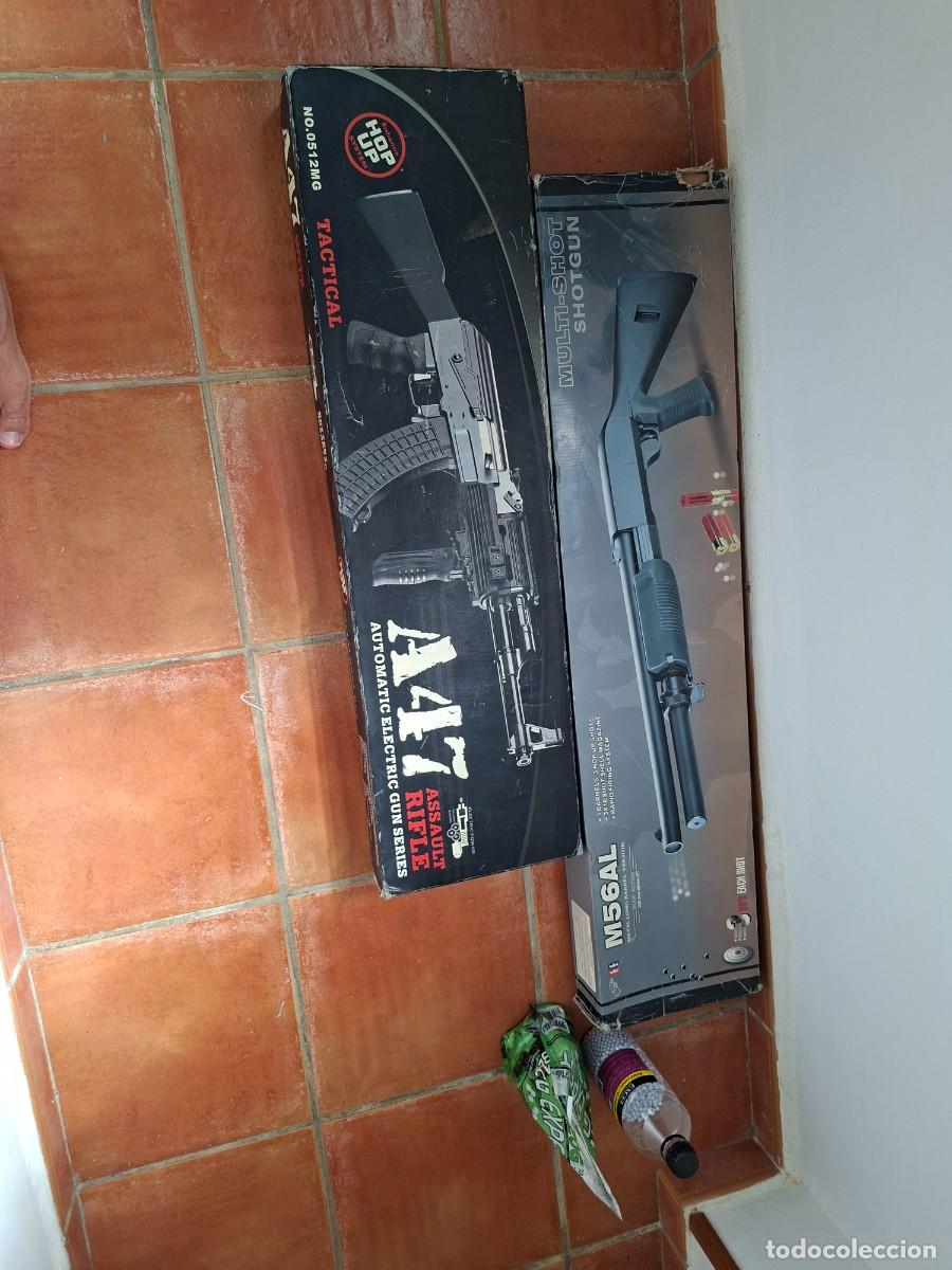 Coleccionismo deportivo: Ak-47 y escopeta airsoft - Foto 2