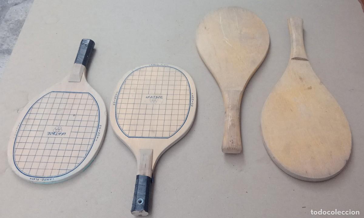 Coleccionismo deportivo: Raquetas de madera clasicas