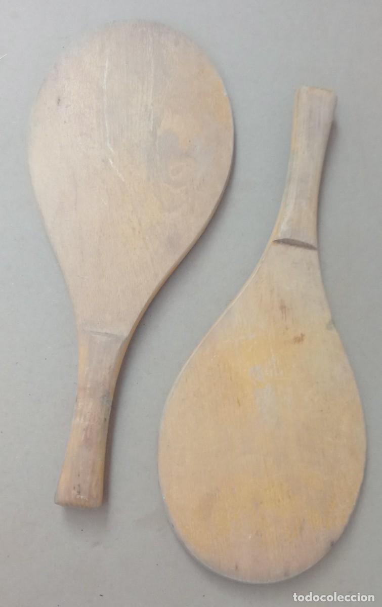 Coleccionismo deportivo: Raquetas de madera clasicas - Foto 2