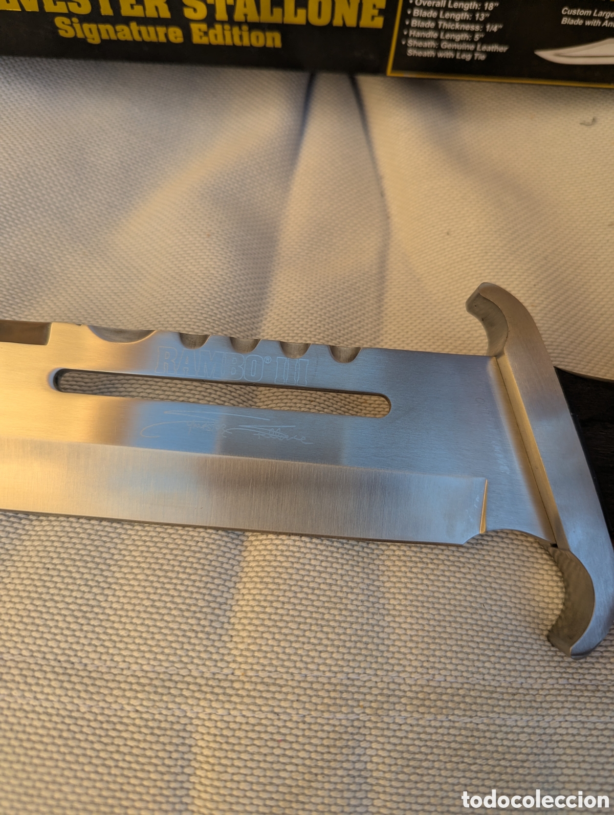 Coleccionismo deportivo: Cuchillo Rambo 3.nuevo. - Foto 2