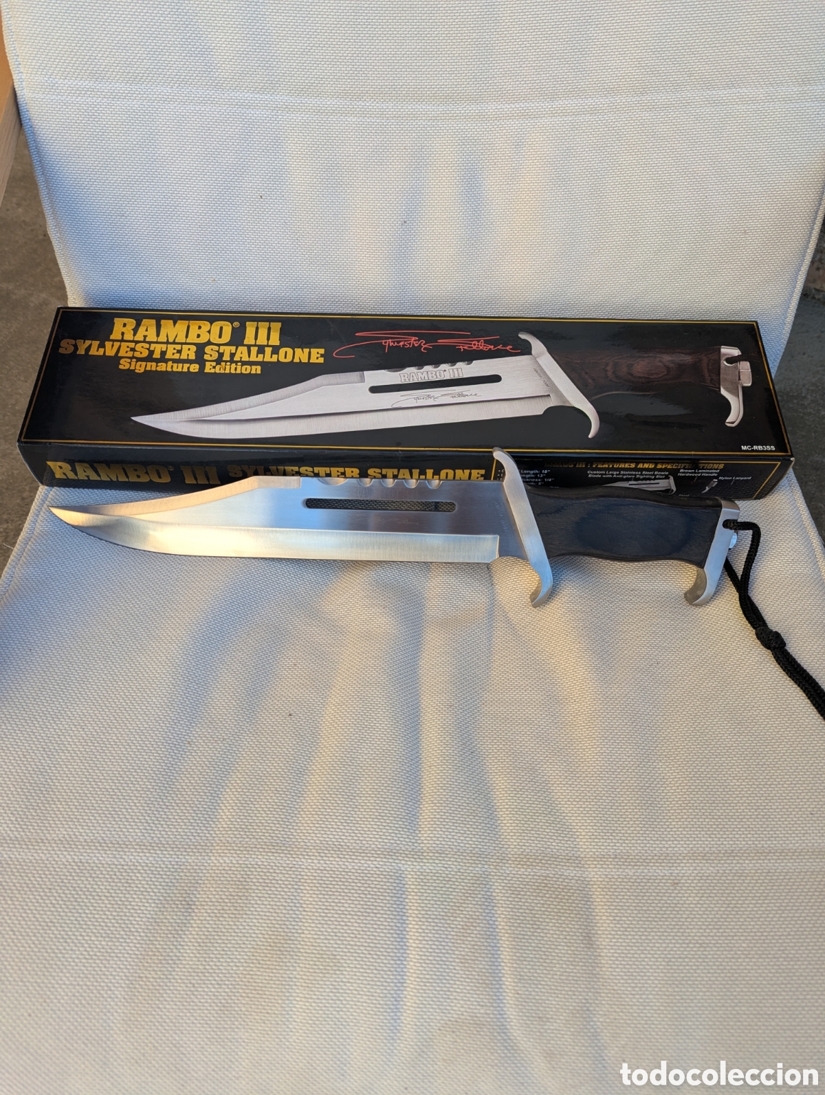 Coleccionismo deportivo: Cuchillo Rambo 3.nuevo. - Foto 7
