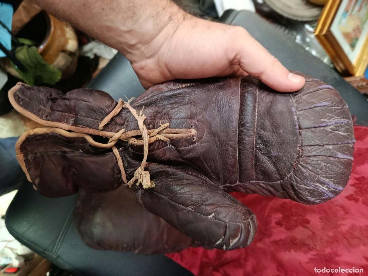 Coleccionismo deportivo: Guantes de boxeo antiguos - Foto 4