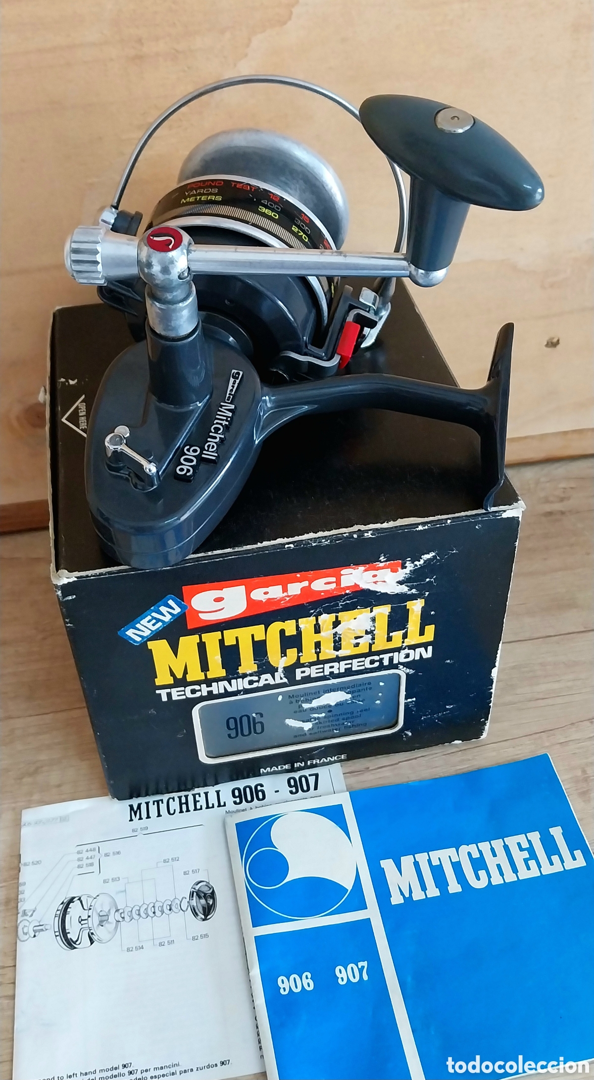 Coleccionismo deportivo: Carrete de pesca Mitchell Garc&iacute;a 906