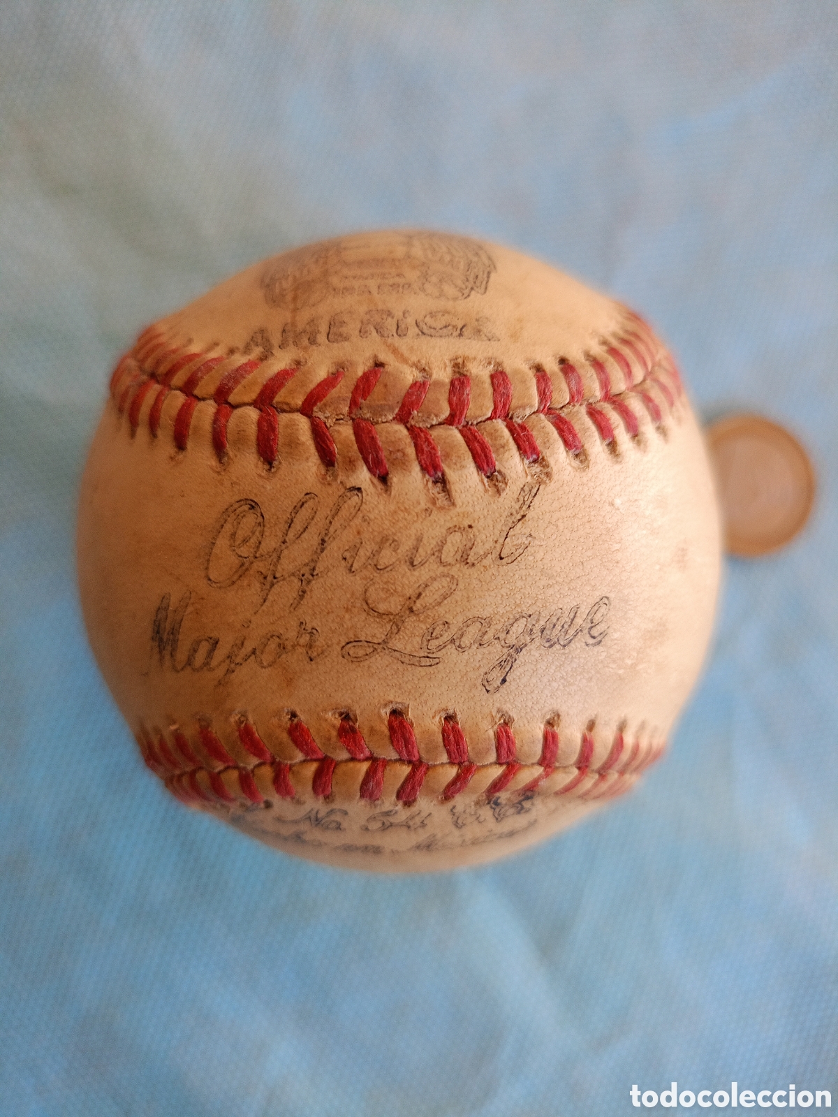 Coleccionismo deportivo: ANTIGUA PELOTA DE BEISBOL OFFICIAL MAJOR LEAGUE