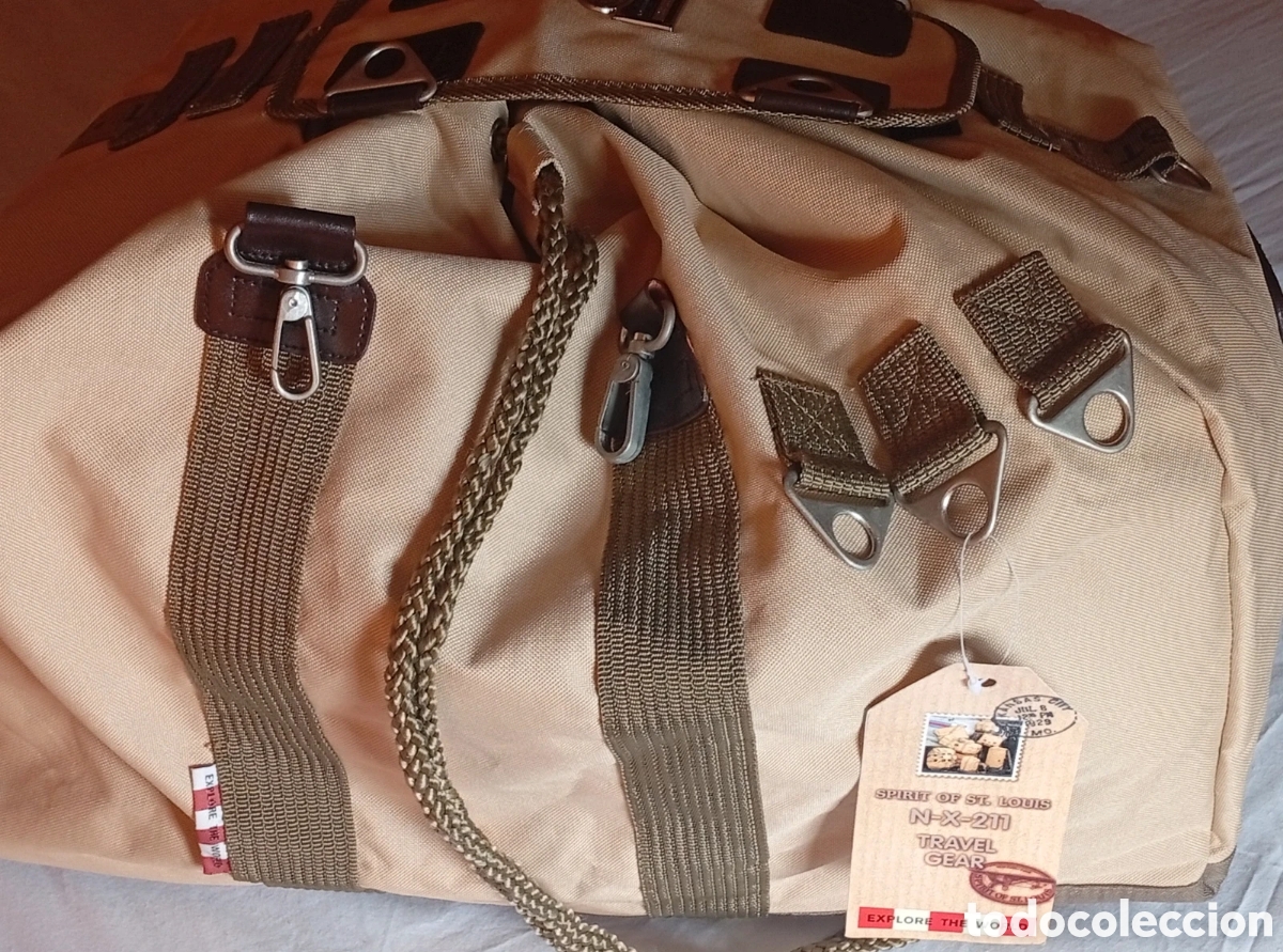 Coleccionismo deportivo: Bolsa colecci&oacute;n vintage Spirit of St. Louis N-X-211 NUEVA con etiqueta