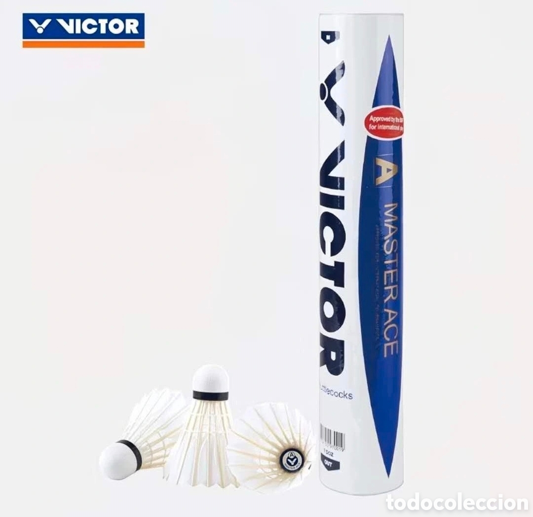 Coleccionismo deportivo: Volante de badmiton Victo Master Ace