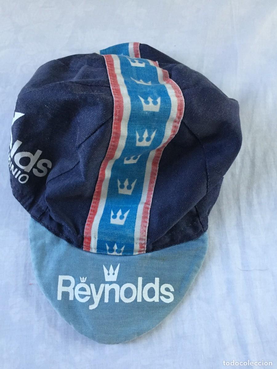 Coleccionismo deportivo: GORRA EQUIPO CICLISTA REYNOLDS. GOROSPE, INDURAIN, DELGADO, CICLISMO